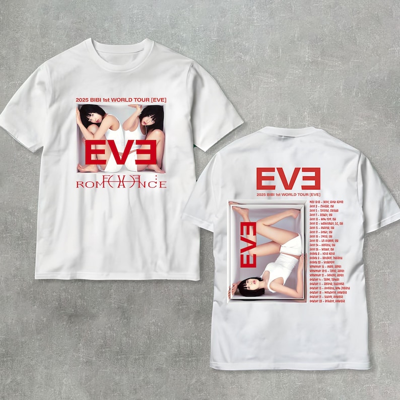 Bibi 1St World Tour [Eve] Shirt, Eve World Tour 2025 Shirt, Bibi Kpop Shirt